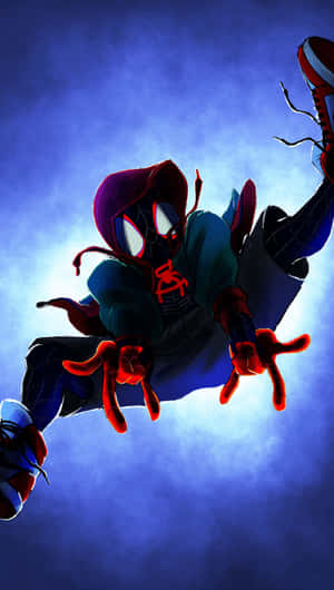 Spider-man: Into The Spider-verse 4k Purple Background Wallpaper
