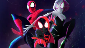 Spider Man Into The Spider Verse Characters Wallpaper