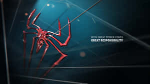 Spider Man Logo Great Responsibility Quote Wallpaper