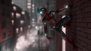 Spider Man Ps4 Night Time Wallpaper