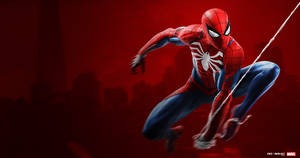 Spider Man Red Background 4k Wallpaper