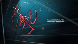 Spider Man Red Logo 4k Wallpaper