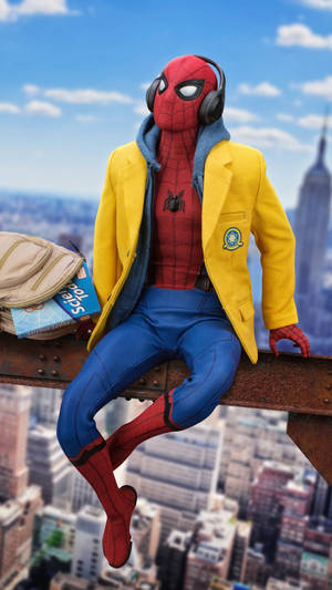 Spider Man Yellow Jacket Mobile Wallpaper