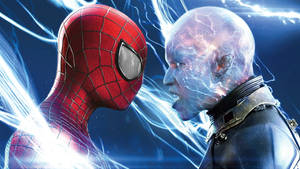 Spiderman And Electro Face Off Wallpaper