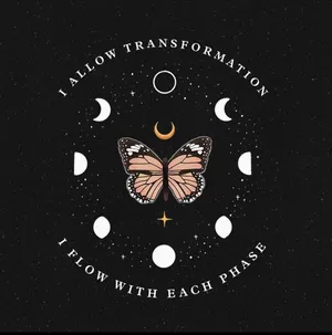 Spiritual Aesthetic Celestial Butterfly Wallpaper