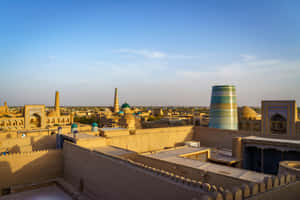 Splendid Afternoon In Khiva, Uzbekistan Wallpaper
