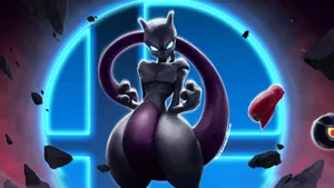 Splendid Mewtwo Digital Art Wallpaper