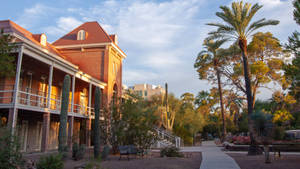 Splendid View Of The University Of Arizona From The Balcony Wallpaper