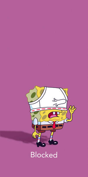 Spongebob Blocked Meme Wallpaper