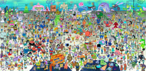 Spongebob Community Desktop Wallpaper