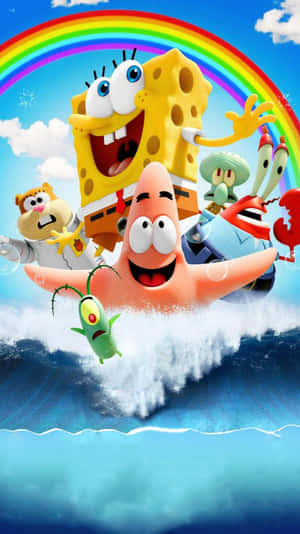Spongebob Iphone 1536 X 2732 Wallpaper