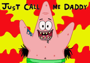 Spongebob Meme With Daddy Patrick Wallpaper