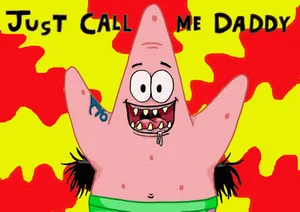 Spongebob Squarepants Just Call Me Daddy Wallpaper