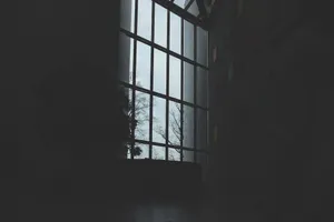 Spooky Glass Window Grunge Pfp Wallpaper