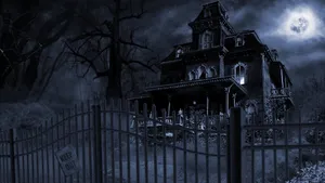 Spooky Haunted Mansion Wallpaper
