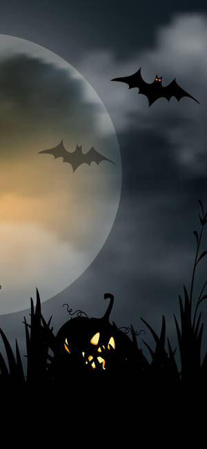 Spooky Night Halloween Phone Wallpaper