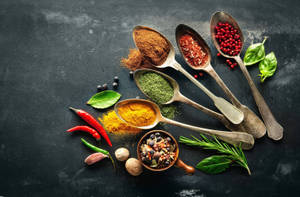 Spoonful Of Spices Cooking Wallpaper