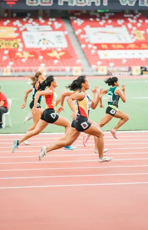Sport Track And Field Runners Wallpaper