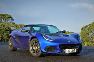 Sports Blue Lotus Elise Car Wallpaper