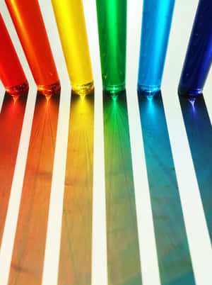 Spread Cheer And Joy With A Vibrant And Cute Rainbow Pastel Wallpaper