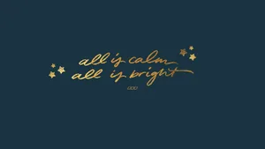 Spread The Holiday Cheer With A Smile Wallpaper