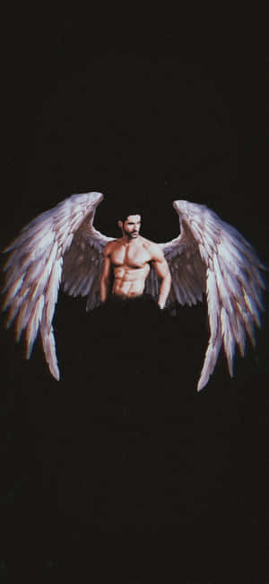 Spread Your Wings And Flap Away With Lucifer Wings. Wallpaper