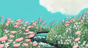 Spring Iphone Anime Flowers Wallpaper