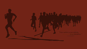 Sprint Marathon For Athletes Wallpaper