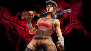Squad Of Fortnite Battle Royale Skins In Action Wallpaper