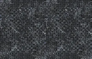Squared Tiles On Black Marble Iphone Wallpaper