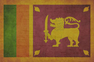 Sri Lanka Country Flag Art Wallpaper