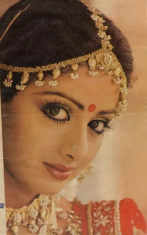 Sridevi Long Lashes Wallpaper