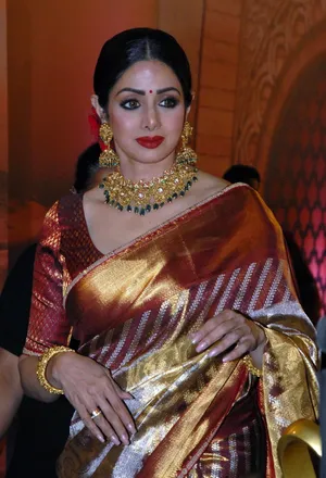 Sridevi Red Lipstick Wallpaper
