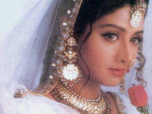 Sridevi Wedding Dress Wallpaper