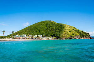 St Kitts And Nevis Green Island Wallpaper