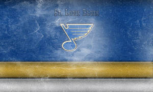 St Louis Blues Frosted Logo Wallpaper