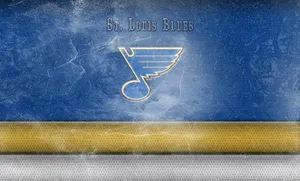 St Louis Blues Frosted Logo Wallpaper