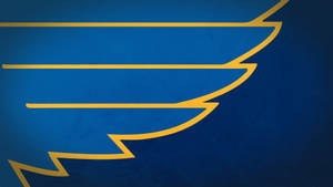 St Louis Blues Wings Logo Wallpaper