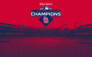 St Louis Cardinals Championship Poster Wallpaper