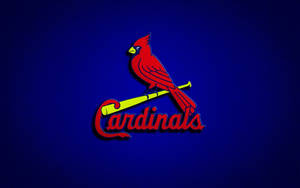 St Louis Cardinals Red Bird Emblem Wallpaper