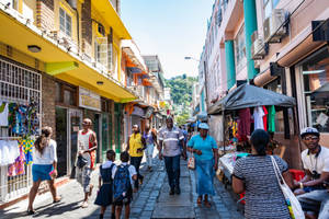 St Vincent And The Grenadines Kingstown Street Wallpaper