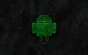 Stained Android Emblem Desktop Wallpaper