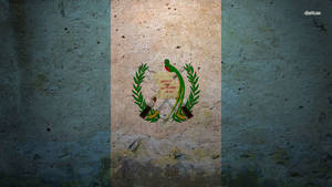 Stained Flag Of Guatemala Wallpaper
