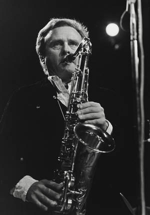 Stan Getz Performing In Copenhagen 1974 Wallpaper