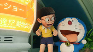Stand By Me Doraemon 3d Scenes Wallpaper
