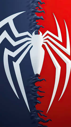 Stand Out With The Classic Spider-man Logo Wallpaper