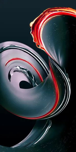 Standard Gray And Red Liquid Wallpaper