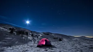 Star Camping Wallpaper