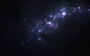 Star Cluster In Outer Space Wallpaper