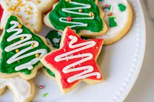 Star-shaped Christmas Cookies Wallpaper